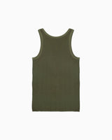 FLORIAN GARMENT DYED OLIVE SILK VEST