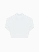 Joachim White Collared Sweatshirt
